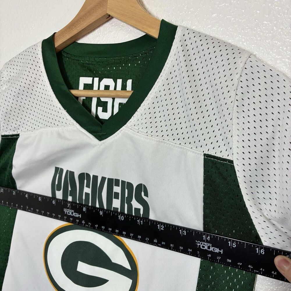 Green Bay Packers Jersey Youth Medium Green NFL Football NFL FLAG Reversible - Picture 7 of 14